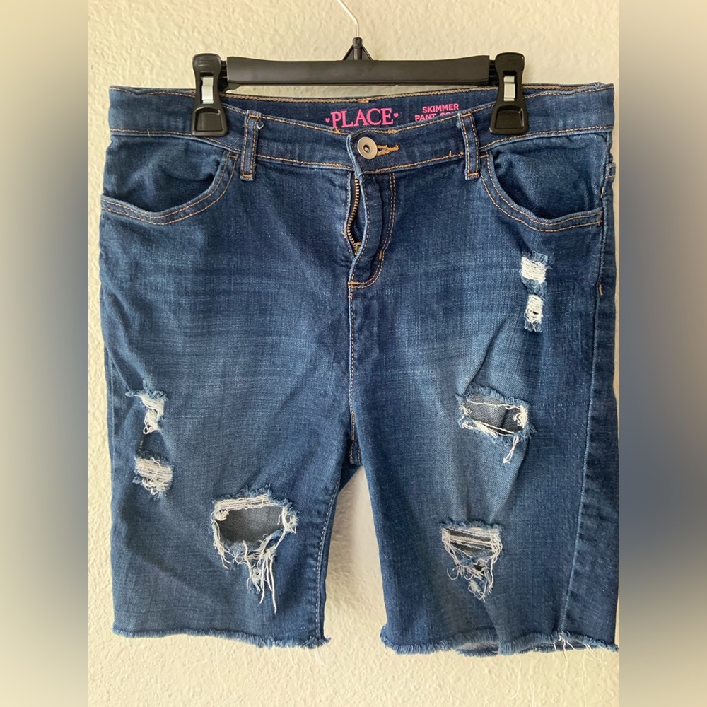 Girls Jean Bermuda Shorts